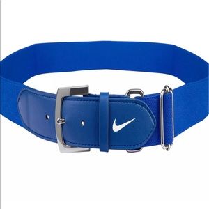 Blue Nike Adjustable Baseball Belt Unisex